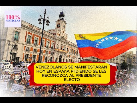 Venezolanos no se rinden y hoy salen a protestar en Madrid y Caracas