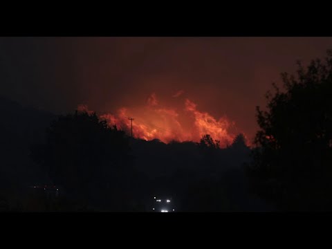 Wildfires rage near Greece's Alexandroupolis