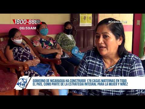 Casas maternas, un emblemático proyecto de salud que salva vidas en Nicaragua