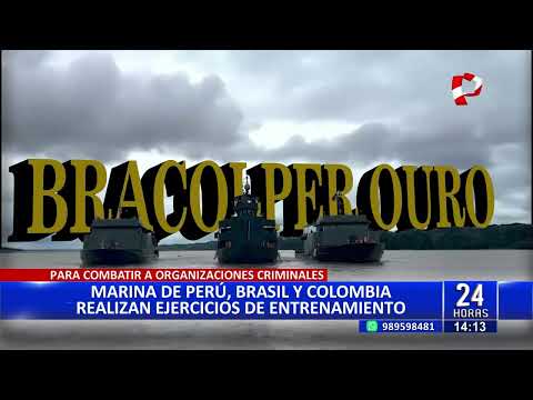 Marina del Perú, Brasil y Colombia realizan ejercicio multinacional en triple frontera amazónica