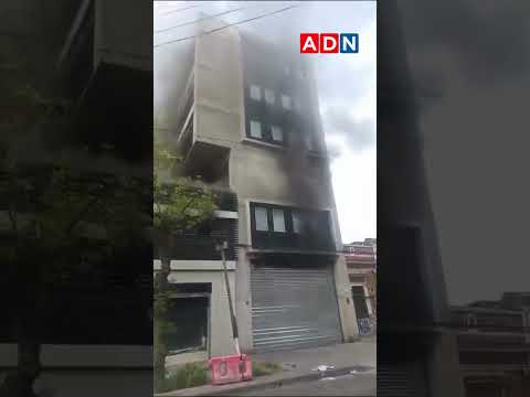 MEGAINCENDIO en el centro de Santiago