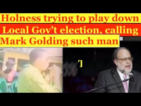 Holness trying to trick Jamaicans by putting down Local Gov't, call mark Golding such man.