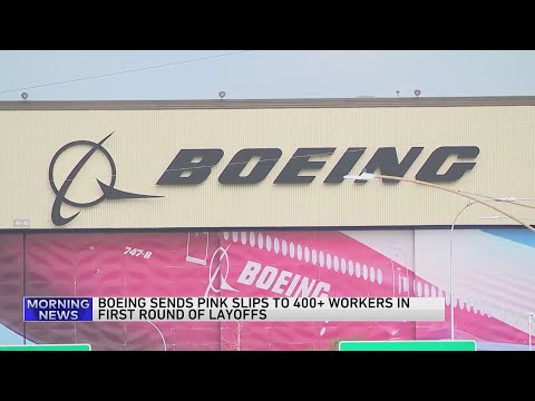 Report: Boeing issues layoff notices to 400-plus workers as it begins drastic cuts