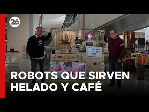 España ya tiene robots que sirven helado y café