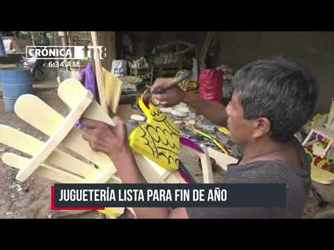 Juguetería tradicional se alista para fin de año - Nicaragua