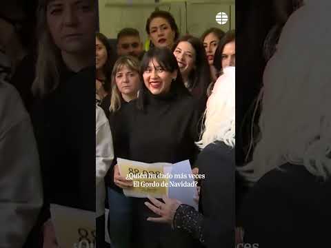 Doña Manolita vuelve a dar el Gordo en Madrid #Gordo #Lotería #DoñaManolita