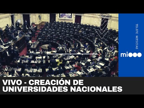 DIPUTADOS TRATA LA CREACIÓN DE UNIVERSIDADES NACIONALES  - Telefe Noticias