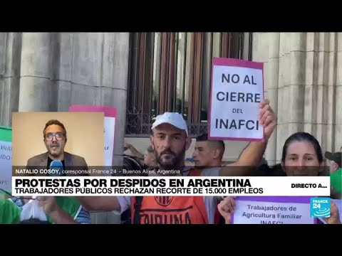 Directo a... Buenos Aires y las protestas contra el recorte de 15.000 empleos públicos