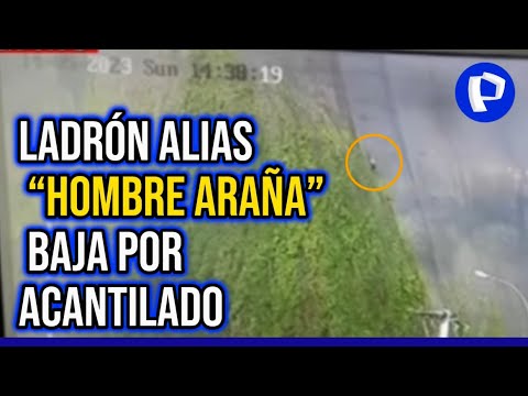 “Hombre Araña trepa acantilado para robar casa en Barranco