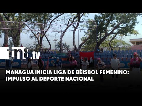 Nicaragua promueve el beisbol femenino con ligas relámpagos en Managua