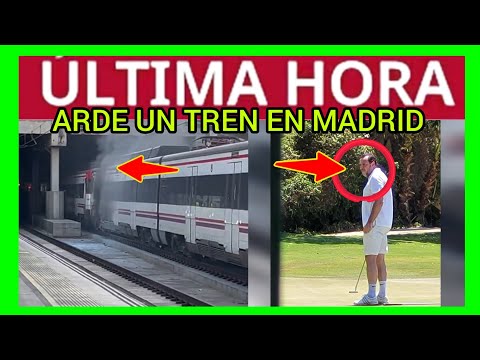 #ÚLTIMAHORA - ARDE TREN EN MADRID - A ÓSCAR PUENTE SE LA TRAE FLOJA