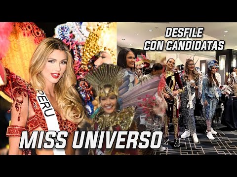 Miss Universo 2022 - Desfile de Candidatas con Amanda Dudamel Alessia Rovegno en Nueva Orleans