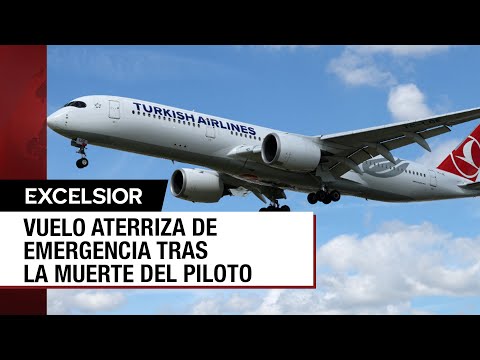 Muere un piloto de la aerolínea Turkish Airlines en pleno vuelo