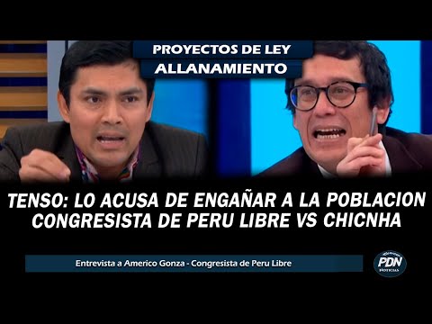 CHINCHA VS CONGRESISTA DE PERU LIBRE: LO ACUSAN DE ENGAÑAR A LA POBLACION | LEYES ALLANAMIENTO Y MAS