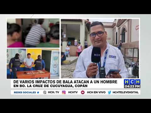 Desconocidos tirotean a un hombre en Cucuyagua, Copán
