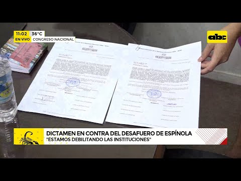 “Es persecución política”: Comisión dictamina contra desafuero de Mauricio Espínola