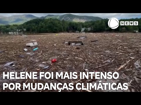 Furacão Helene foi 10% mais intenso por mudanças climáticas