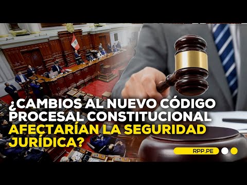 Com. de Constitución aprobó cambios al Nuevo Código Procesal Constitucional #ADNRPP | ENTREVISTA