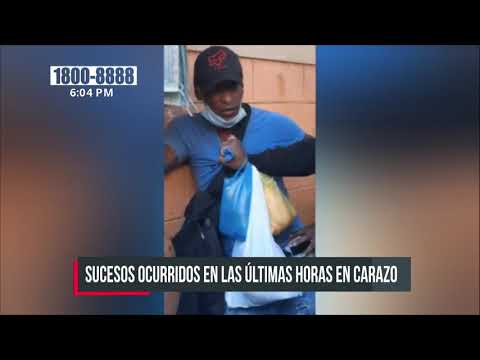 Capturan a ladrón 'infraganti' en mercado Jorge Matus Téllez de Jinotepe - Nicaragua