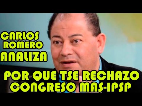 EXMINISTRO CARLOS ROMERO TRIBUNAL ELECTORAL TOMO DECISIÓN POLITICA AL ANULAR CONGRESO MAS-IPSP