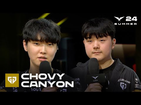 Chovy, Canyon 인터뷰 | NS vs. GEN | 07.18 | 2024 LCK 서머 스플릿