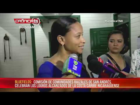 Comisión de Comunidades Raizales de San Andrés visitan Bluefields - Nicaragua