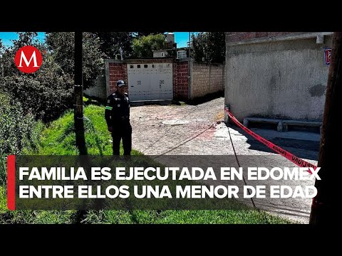 Hallan familia asesinada en un domicilio en Zinacantepec, Edomex