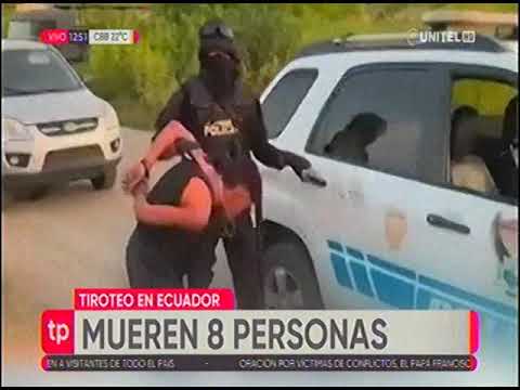 31032024 RECRUDECE LA VIOLENCIA EN ECUADOR POR CONFLICTOS DEL NARCOTRÁFICO UNITEL