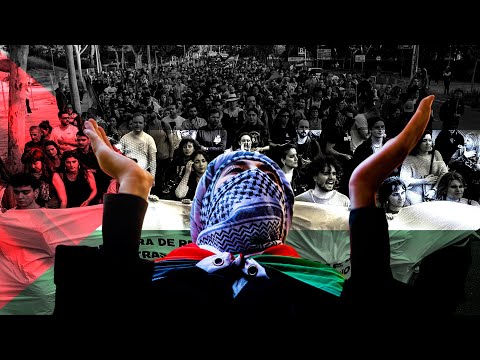 Estudiantes universitarios se manifiestan en solidaridad con Palestina por toda España
