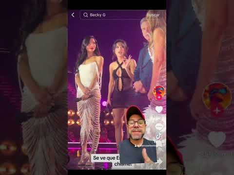 Se dice que Thalía tuvo encontronazo con Becky G en plena entrega de premios.