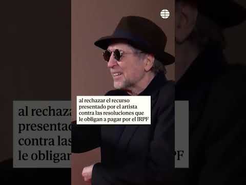 Joaquín Sabina pierde su batalla contra Hacienda: deberá pagar 2,5 millones #sabina #hacienda