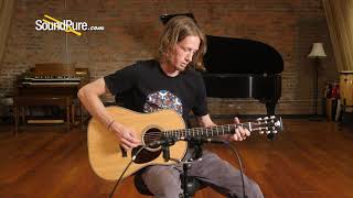 Santa Cruz D12 Bear Claw Spruce Acoustic Guitar #7303 Quick 'n' Dirty