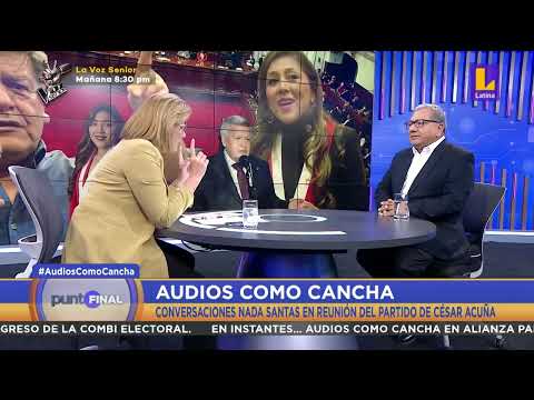 ?#PuntoFinal El congresista Carlos Anderson, opinó sobre los audios de César Acuña y Lady Camones.