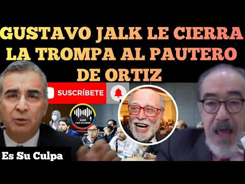 GUSTAVO JALK LE CIERRA LA TRO.MPA AL PAUTERO MENTIROSO DE JORGE ORTIZ NOTICIAS RFE TV