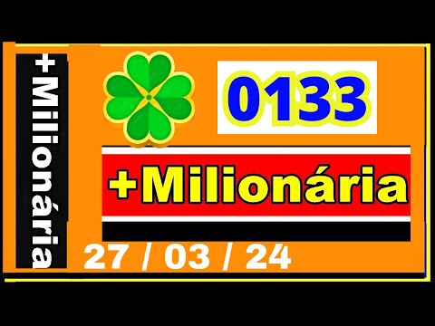 Mais milionaria 0133 - Resultado da mais Miluonaria Concurso 0133