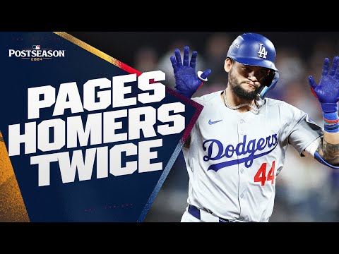 Andy Pages hits 2 HOMERS in NLCS Game 5!