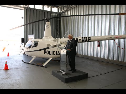 El Ministerio del Interior presentó un nuevo helicóptero