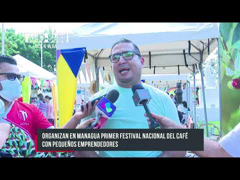 Primer Festival Nacional del Café con pequeños emprendedores en Managua - Nicaragua