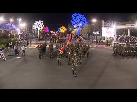 Ejército de Nicaragua celebra el Desfile “Pueblo Ejército” en honor a los 44 años de su fundación
