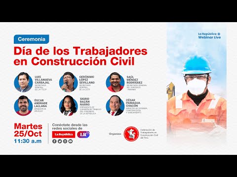 Ceremonia por el Día del trabajador de Construcción Civil