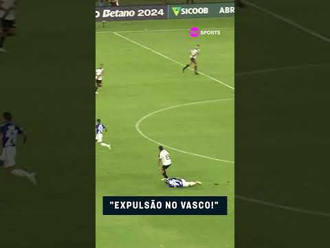 DOIDEIRA! JOGADOR DO VASCO É EXPULSO E AMEAÇA JOGAR COPO NA TORCIDA DO CRUZEIRO! #shorts