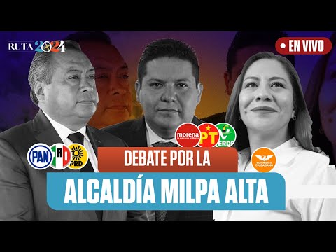 Debate por alcaldía Milpa Alta entre Octavio Rivero, Jorge Alvarado y Magali Alvarado | Heraldo TV