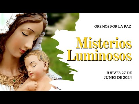 Rosario de Hoy JUEVES | Misterios LUMINOSOS | Wilson Tamayo