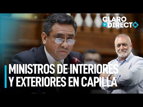 Ministros de interiores y exteriores en capilla | Claro y Directo con Álvarez Rodrich