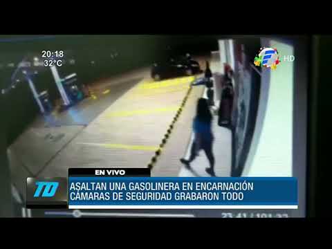 Así asaltaron una gasolinera en Encarnación