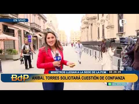 Aníbal Torres plantea cuestión de confianza ante el Congreso (2/3)