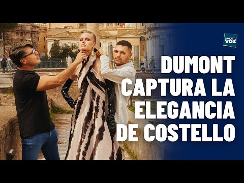 Moda en Roma: Iván Dumont retrató colección del diseñador Michael Costello
