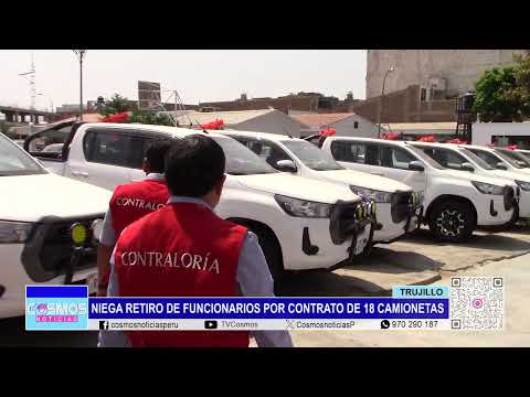 Trujillo: niega retiro de funcionarios por contrato de 18 camionetas