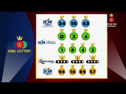 King Lottery SXM EN VIVO ? Resultados Viernes 13 de Octubre  2023 - 07:30PM