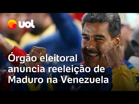 Venezuela: Órgão eleitoral anuncia reeleição de Maduro com 51% dos votos; oposição contesta